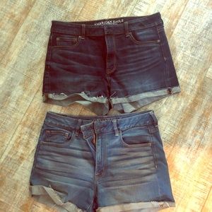American eagle high rise shorts